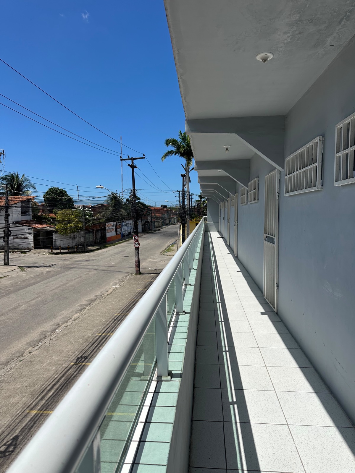Corredor de acesso às salas